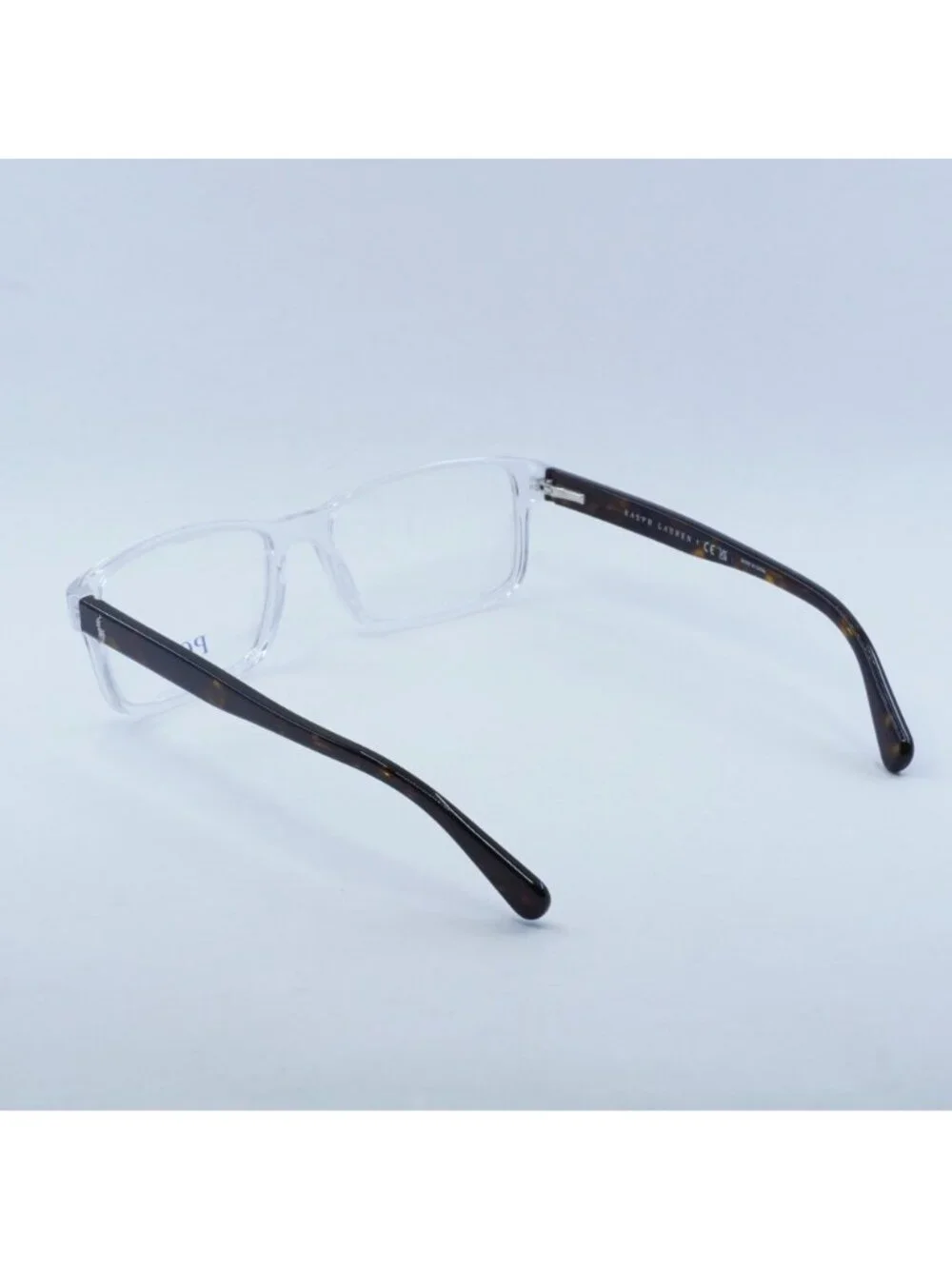 Polo Ralph Lauren PH2123 5331 Eyeglasses Crystal / Havana 58mm Rectangle Frame